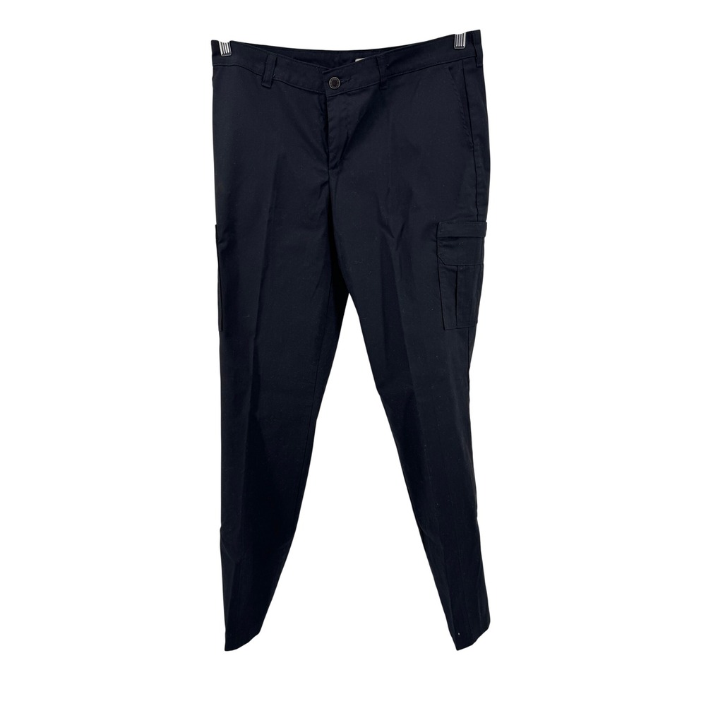 Dickies Cargo Pants Women 14 Black Relaxed Straight Utility Workwear Streetwear